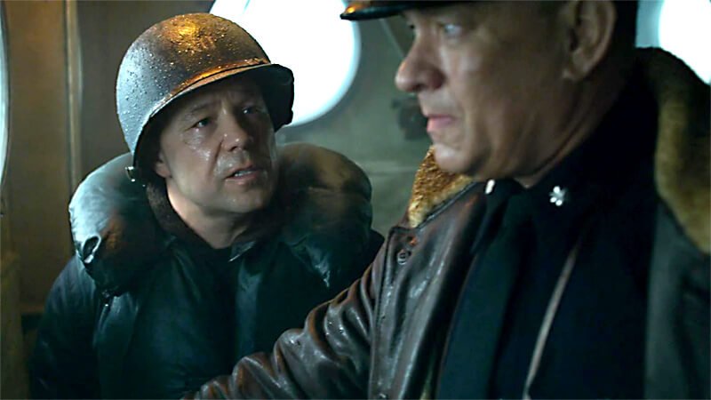 Still of Stephen Graham and Tom Hanks in ‘Greyhound’ (2020)
